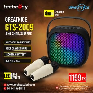 GTS-2009 Bluetooth Karaoke Speaker
